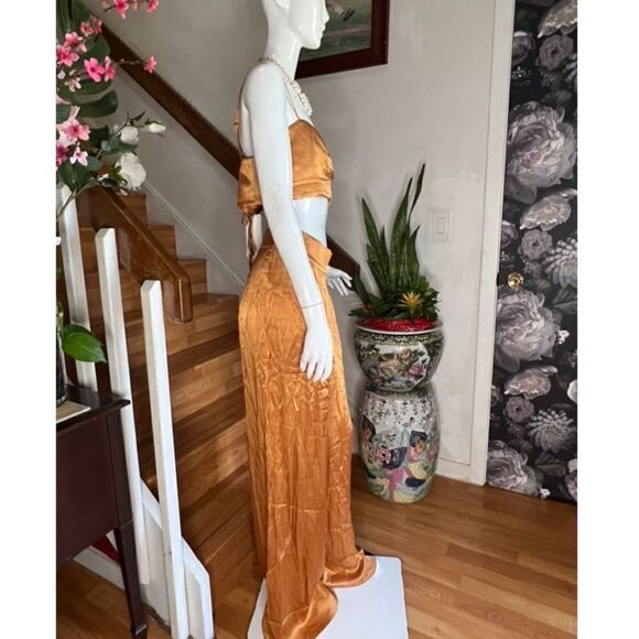 ALMA TUXEDO TROUSER - TURMERIC - Picture 4 of 9